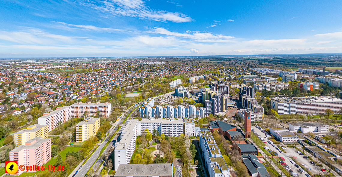 21.04.2023 - Marx-Zentrum und Umgebunbg in Neuperlach